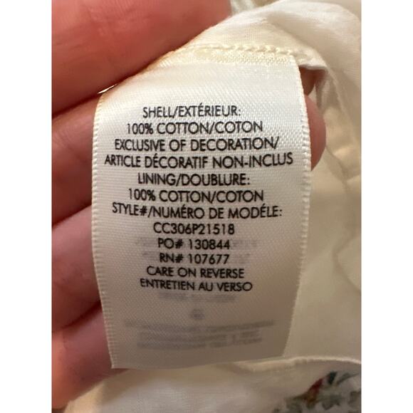 Alice + Olivia Valencia Floral Print Cotton Tiered Maxi Dress Size 0 - Picture 13 of 16